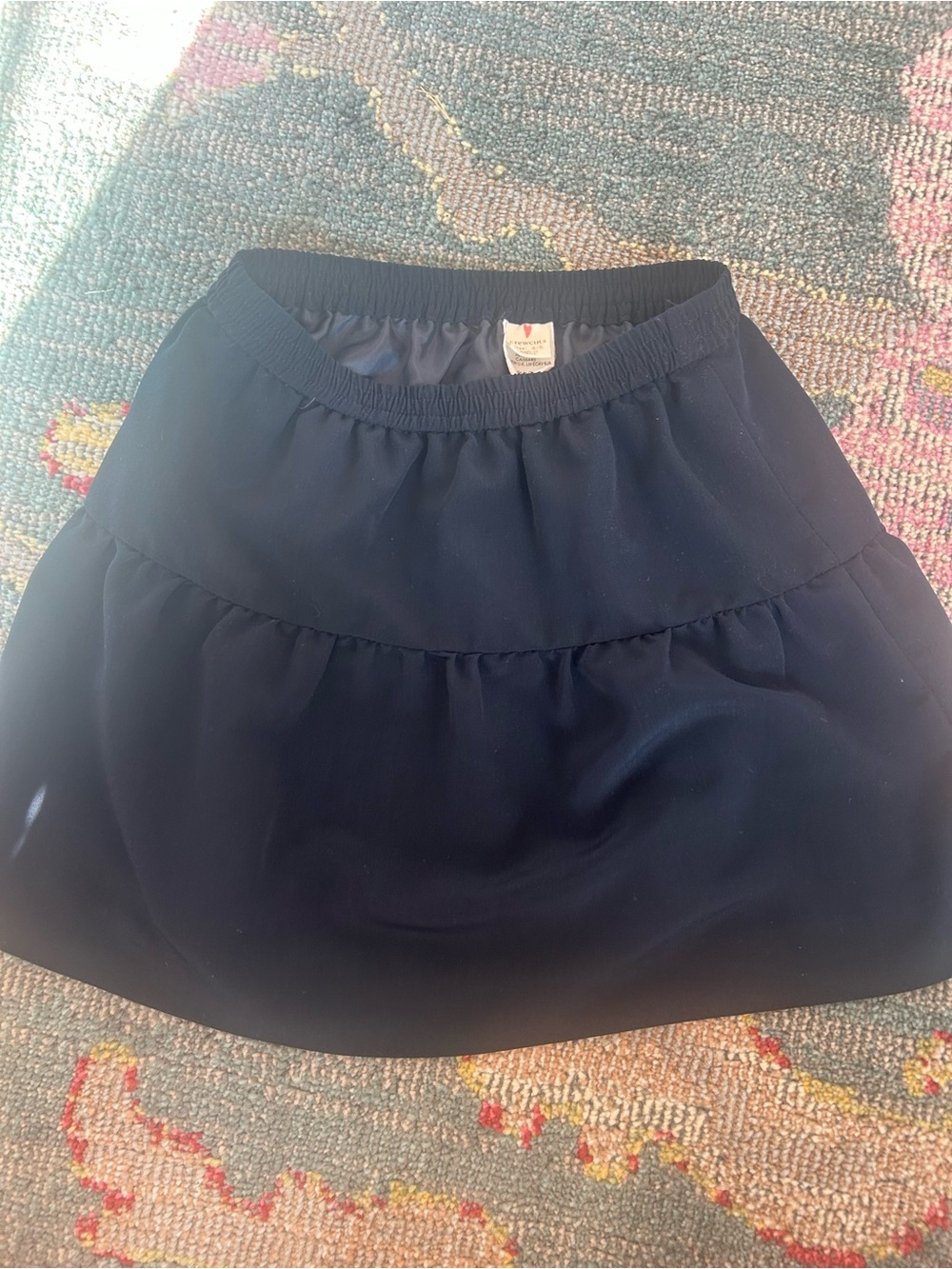 Crewcuts Girls' Navy Tiered Skirt